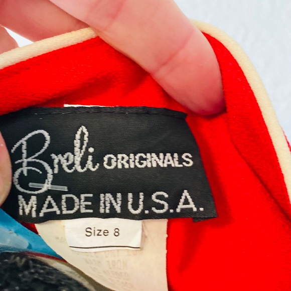 NWT- VTG Breli Original Vibrant Red Shacket - Picture 4 of 8